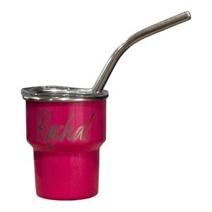 CUSTOM NAME ENGRAVED 2oz shot glass